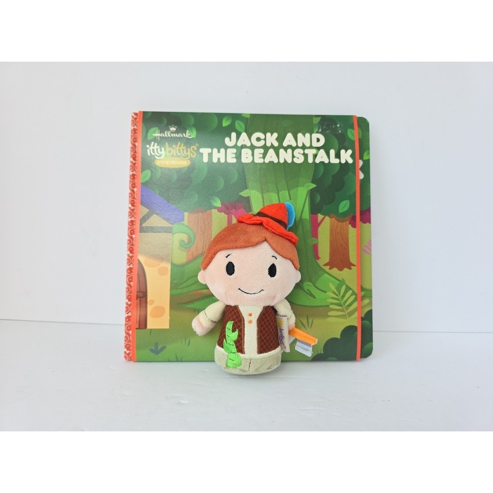 Hallmark Itty Bitty Jack and the Beanstalk book and plush New